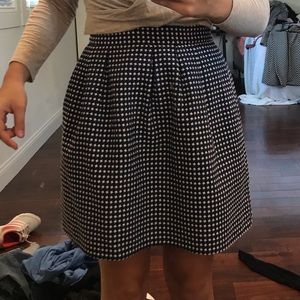 Blue and white skirt